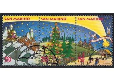SAN MARINO 1995 Christmas 3v us