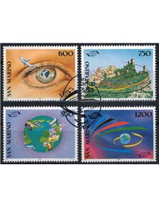 SAN MARINO 1995 World Tourism Organization 4v us