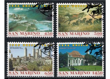 SAN MARINO 1996 Anniversary of UNESCO 4v us
