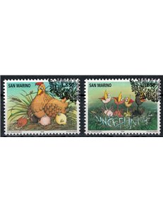 SAN MARINO 1996 Anniversario dell'Unicef 2v us