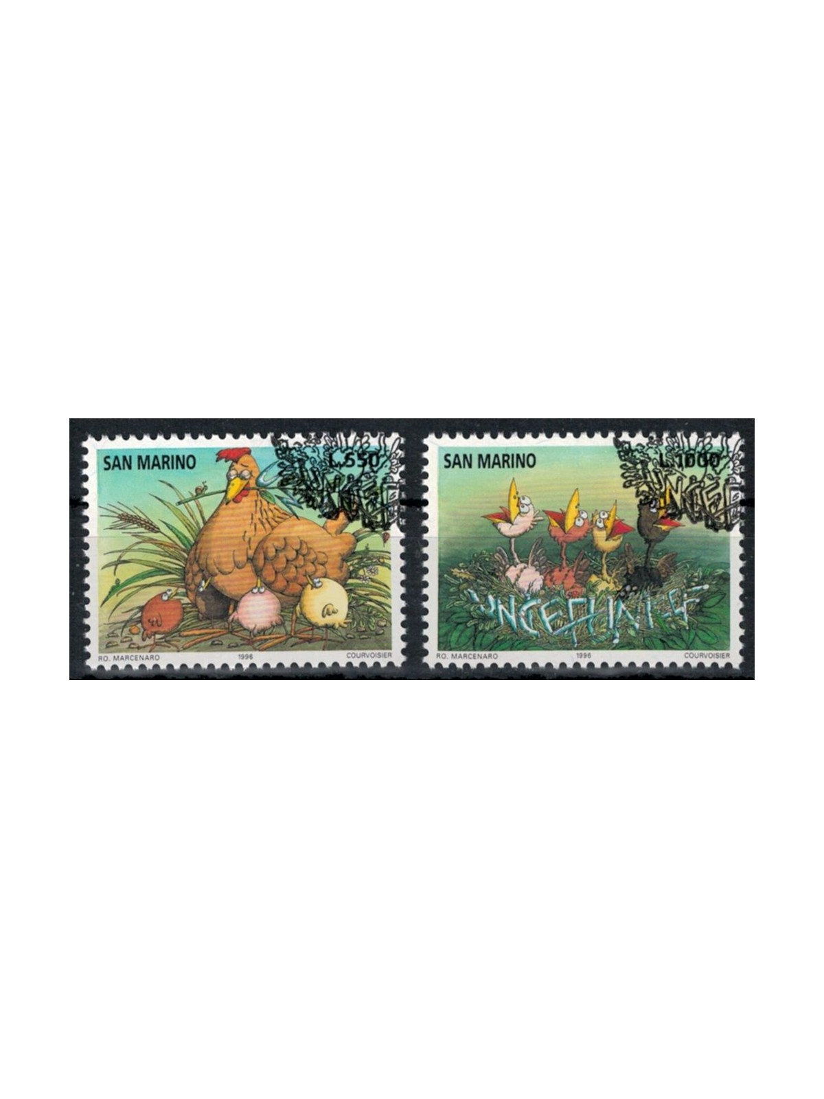 SAN MARINO 1996 Anniversary of UNICEF 2v us