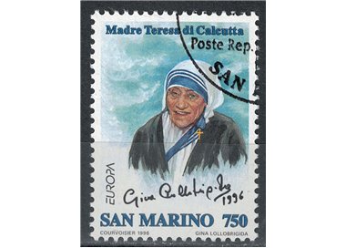 SAN MARINO 1996 Europe, Mother Teresa us