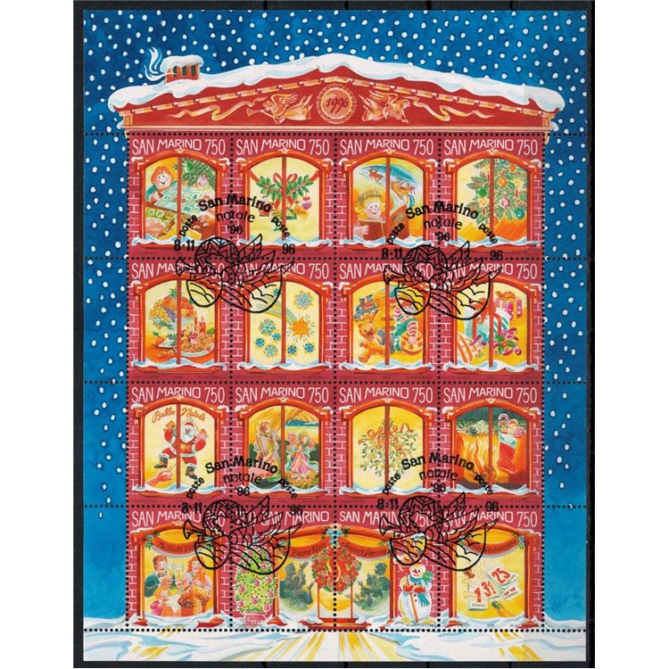 SAN MARINO 1996 Natale BF us