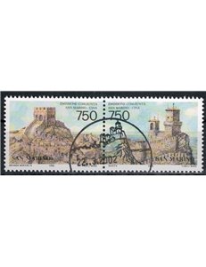 SAN MARINO 1996 Relations between San Marino and China 2v us