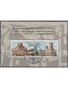 SAN MARINO 1996 Rapporti tra San Marino e Cina BF us