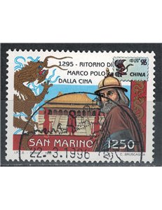 SAN MARINO 1996 Return of Marco Polo from China us