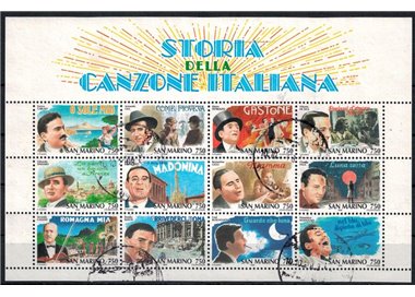 SAN MARINO 1996 Storia della canzone italiana BF us