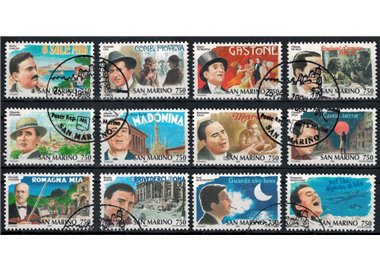 SAN MARINO 1996 History of Italian Song 12v us