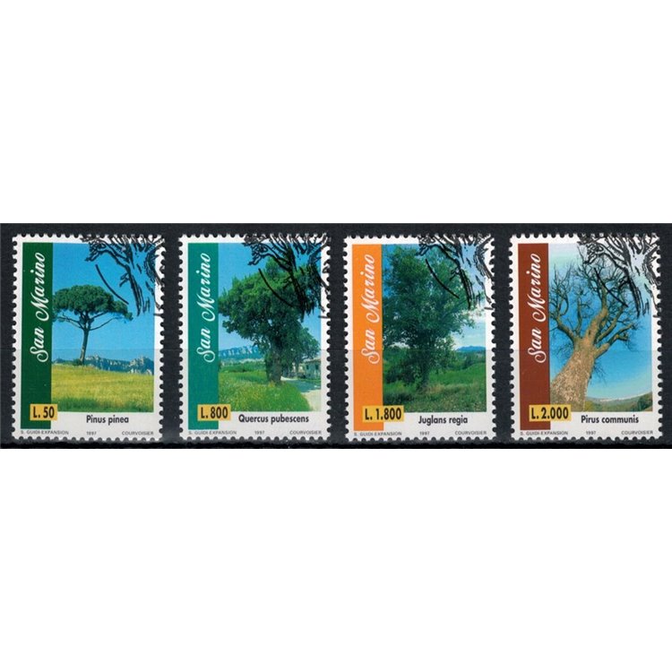 SAN MARINO 1997 Alberi monumentali 4v us