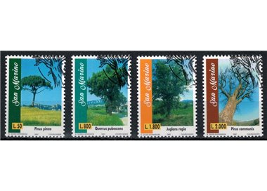 SAN MARINO 1997 Alberi monumentali 4v us