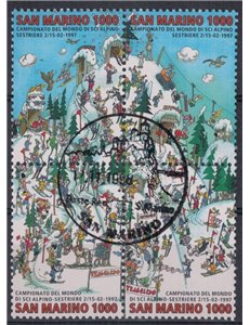 SAN MARINO 1997 Alpine Ski World Championships 4v us