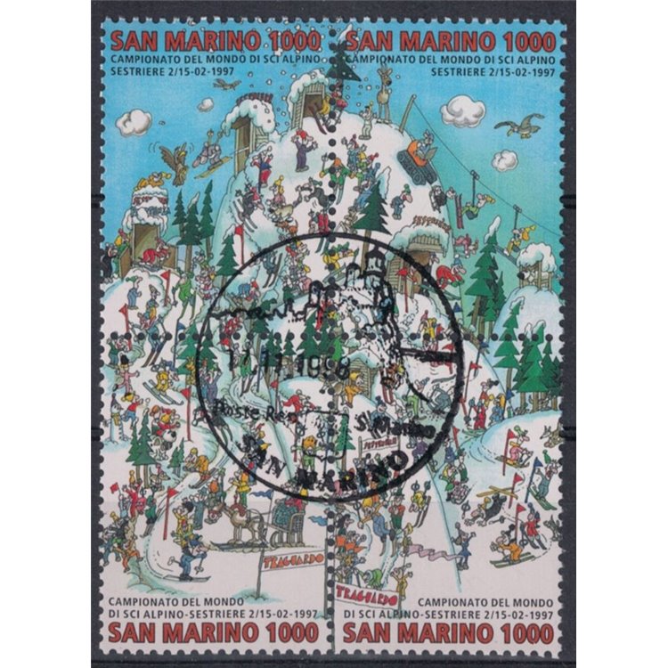 SAN MARINO 1997 Alpine Ski World Championships 4v us