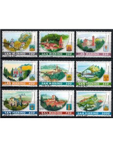 SAN MARINO 1997 Castelli di San Marino 9v us