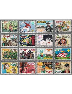 SAN MARINO 1997 Storia del fumetto italiano 16v us