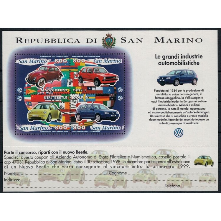 SAN MARINO 1997 Volkswagen BF us