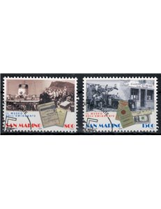 SAN MARINO 1998 Emigration 2v us