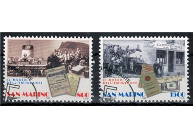 SAN MARINO 1998 Emigrazione 2v us