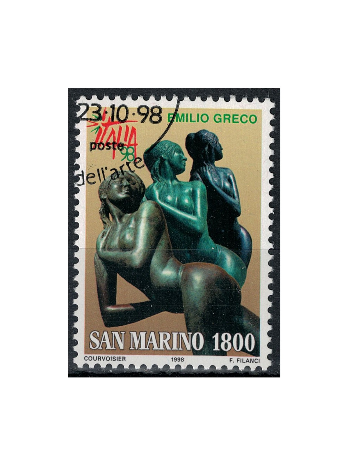 SAN MARINO 1998 Giornata dell'arte us