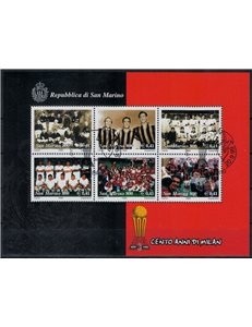 SAN MARINO 1999 One Hundred Years of Milan s/s us