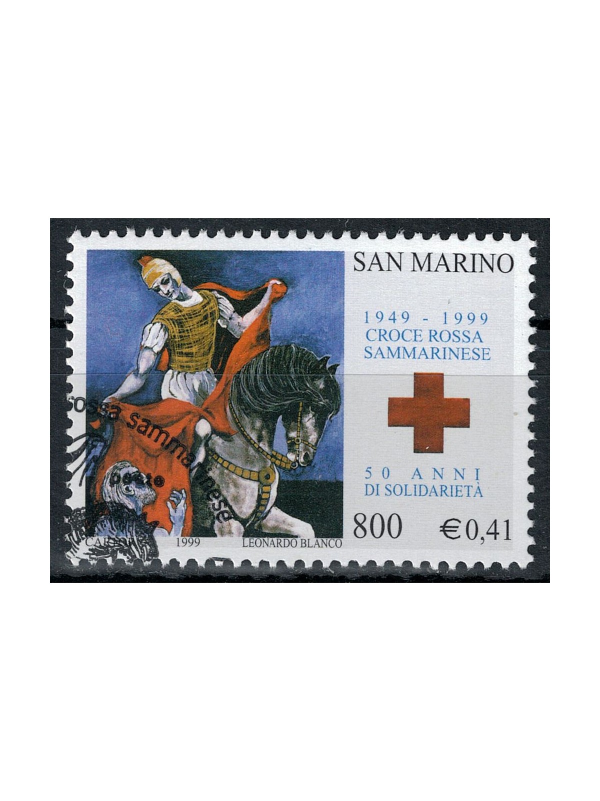SAN MARINO 1999 San Marino Red Cross us