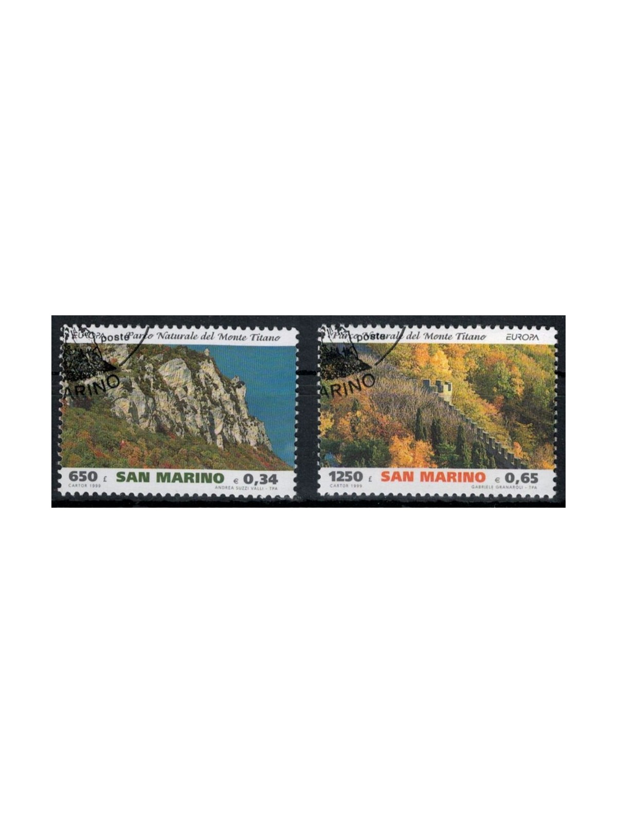 SAN MARINO 1999 Europa 2v us