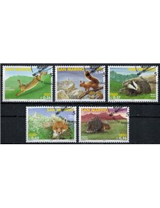 SAN MARINO 1999 Fauna di San Marino 5v us