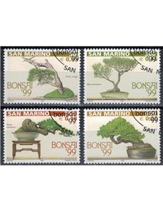 SAN MARINO 1999 Bonsai exhibition 4v us
