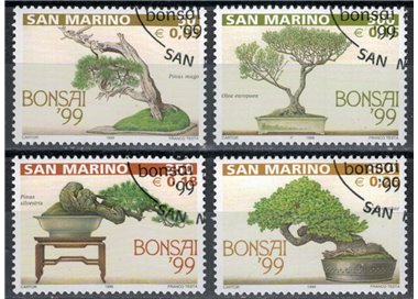 SAN MARINO 1999 Bonsai exhibition 4v us