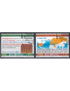 SAN MARINO 1999 Universal Postal Union 2v us