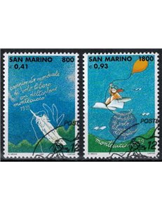 SAN MARINO 1999 Free flight with hang glider 2v us