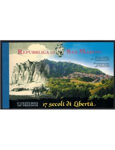 SAN MARINO 2000 17 centuries of freedom booklet us