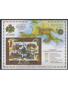 SAN MARINO 2000 Giubileo BF us