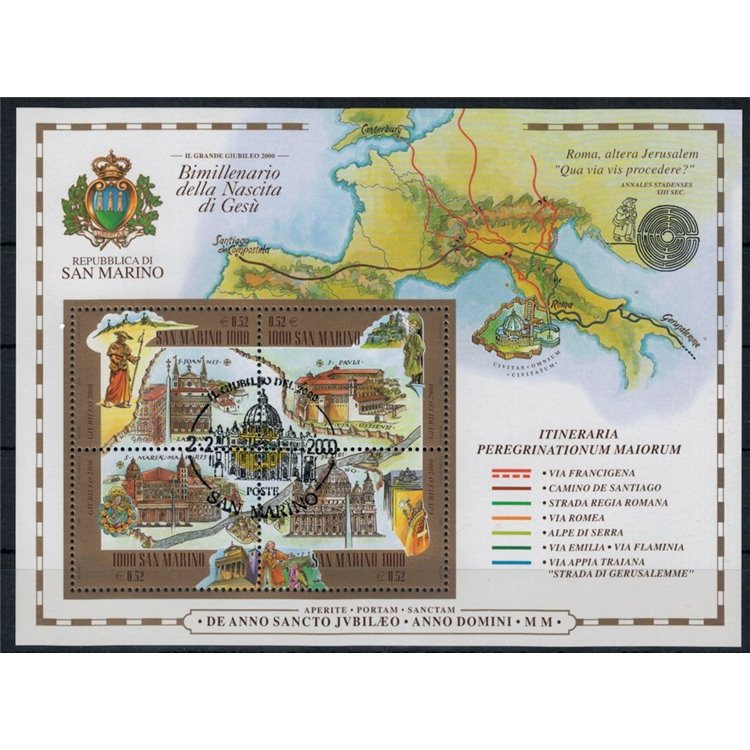SAN MARINO 2000 Jubilee s/s us