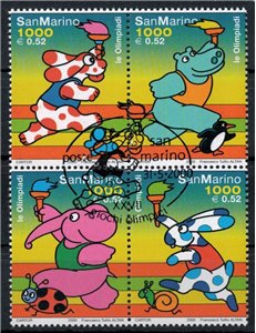 SAN MARINO 2000 Olympics 4v us