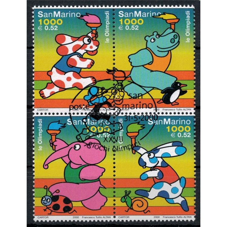 SAN MARINO 2000 Olympics 4v us