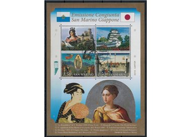 SAN MARINO 2010 Joint issue San Marino and Japan s/s us