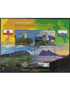 SAN MARINO 2010 Joint issue San Marino Gibraltar s/s us