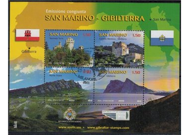 SAN MARINO 2010 Emissione congiunta San Marino Gibilterra BF us