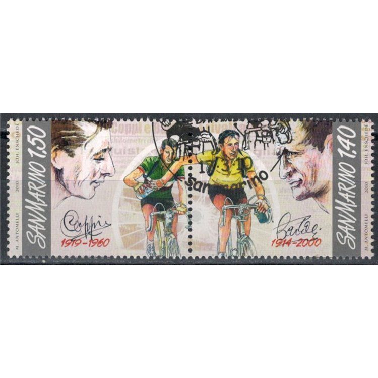 SAN MARINO 2010 Gino Bartali e Fausto Coppi 2v us