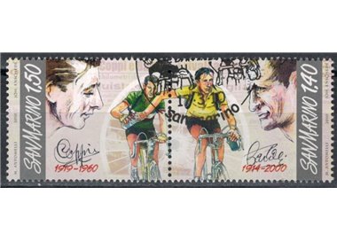 SAN MARINO 2010 Gino Bartali and Fausto Coppi 2v us