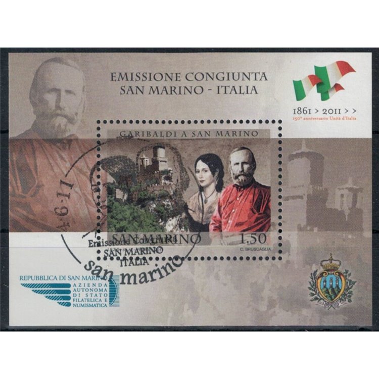 SAN MARINO 2011 Giuseppe Garibaldi BF us
