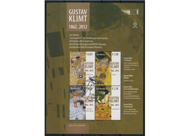SAN MARINO 2012 Gustav Klimt s/s us