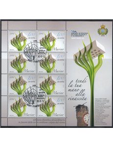 SAN MARINO 2012 Pro earthquake victims Emilia Romagna s/s us