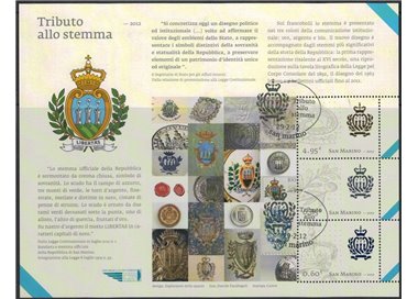 SAN MARINO 2012 Tributo allo stemma BF us