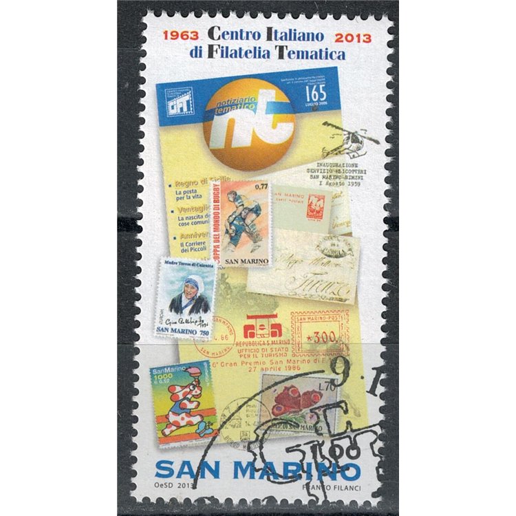 SAN MARINO 2013 Italian Center of Thematic Philately us