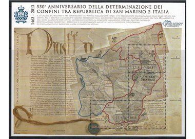 SAN MARINO 2013 Borders between San Marino and Italy s/s us