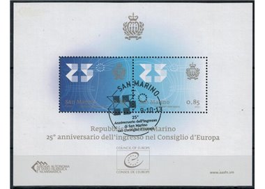 SAN MARINO 2013 Council of Europe s/s us
