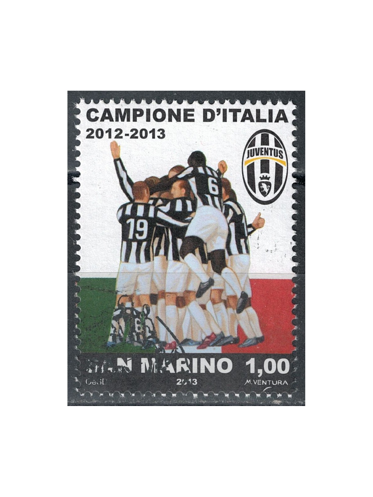 SAN MARINO 2013 Juventus champions of Italy us