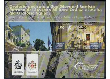 SAN MARINO 2013 Oratory of San Giovanni Battista s/s us