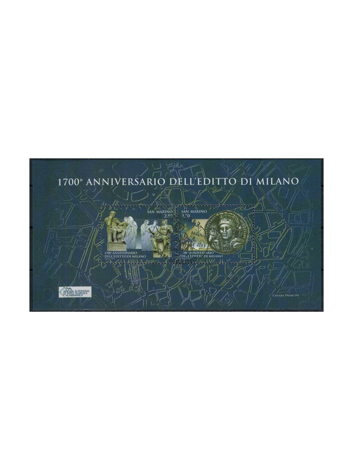 SAN MARINO 2013 Edict of Milan s/s us